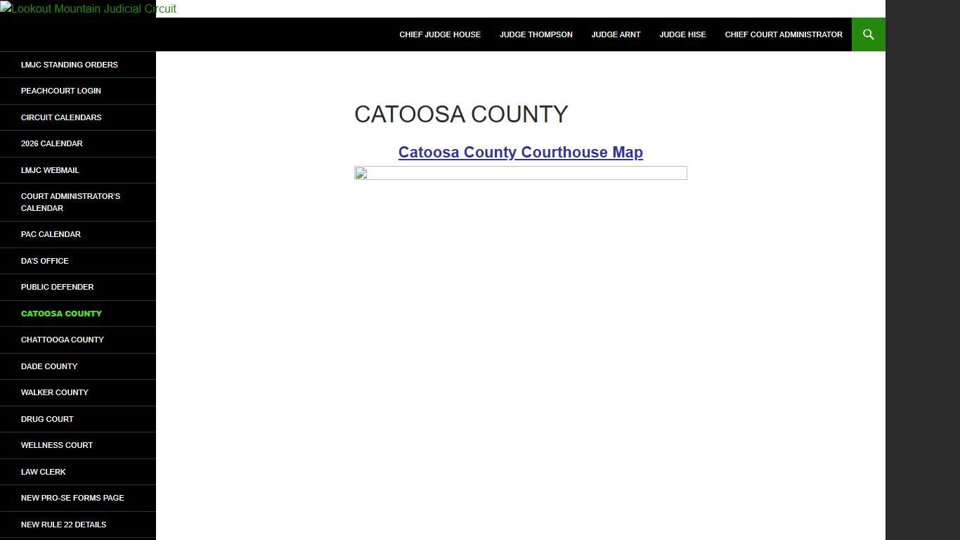 Catoosa County Lookout Mountain Judicial Circuit